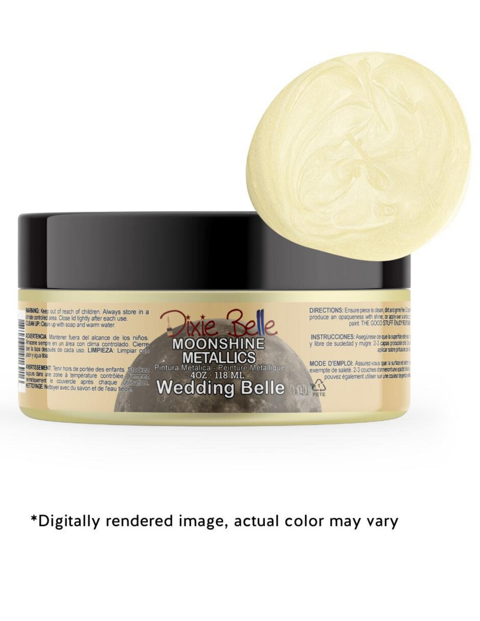 Moonshine Metallic Wedding Belle