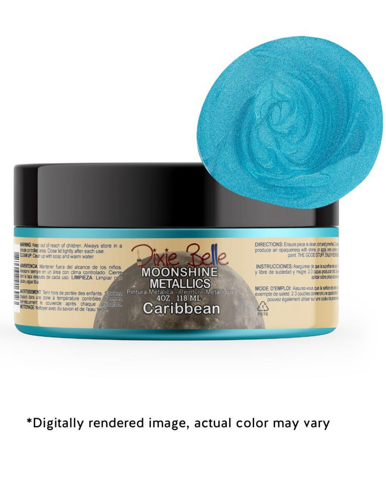 Moonshine Metallic Caribbean