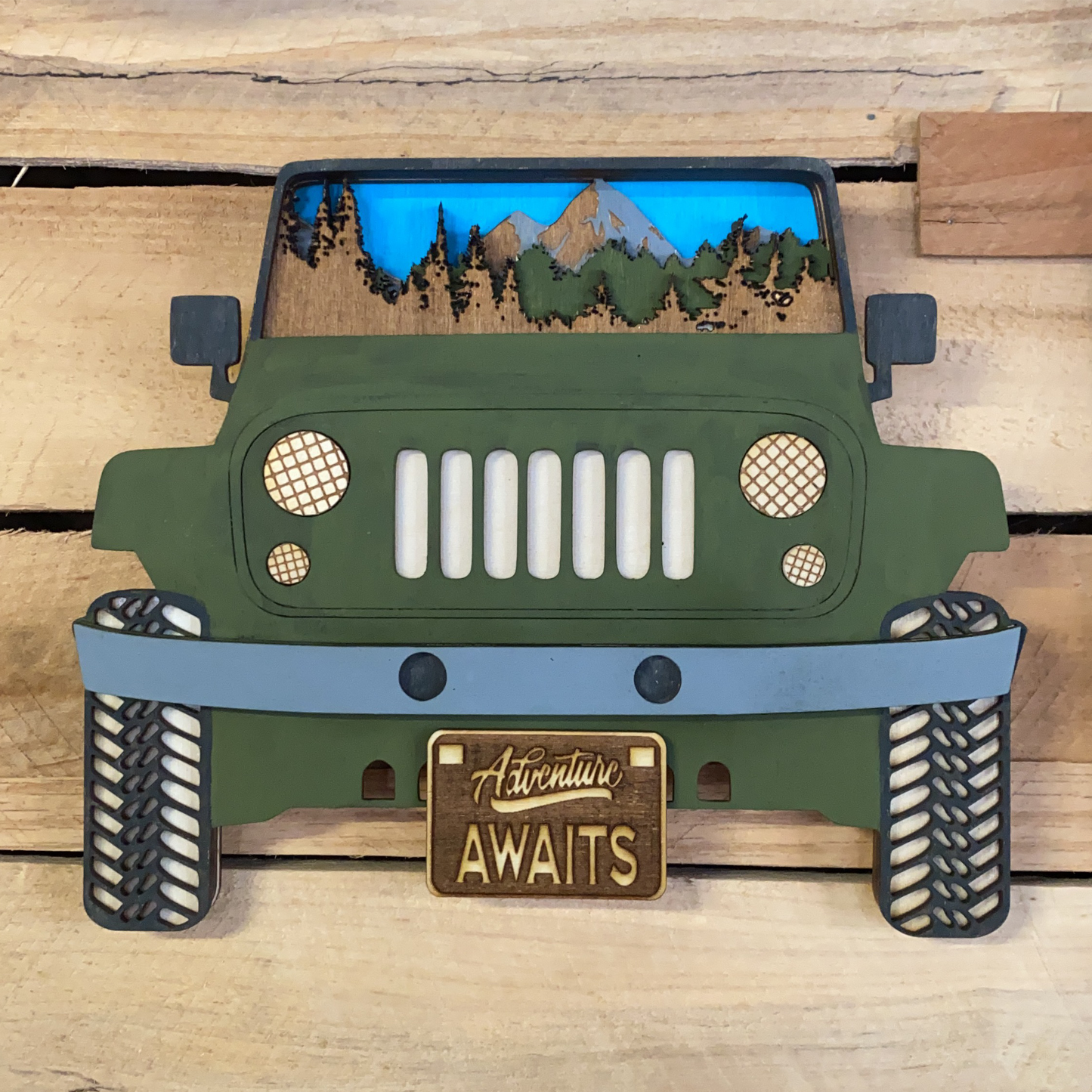 Stacked Jeep Scene