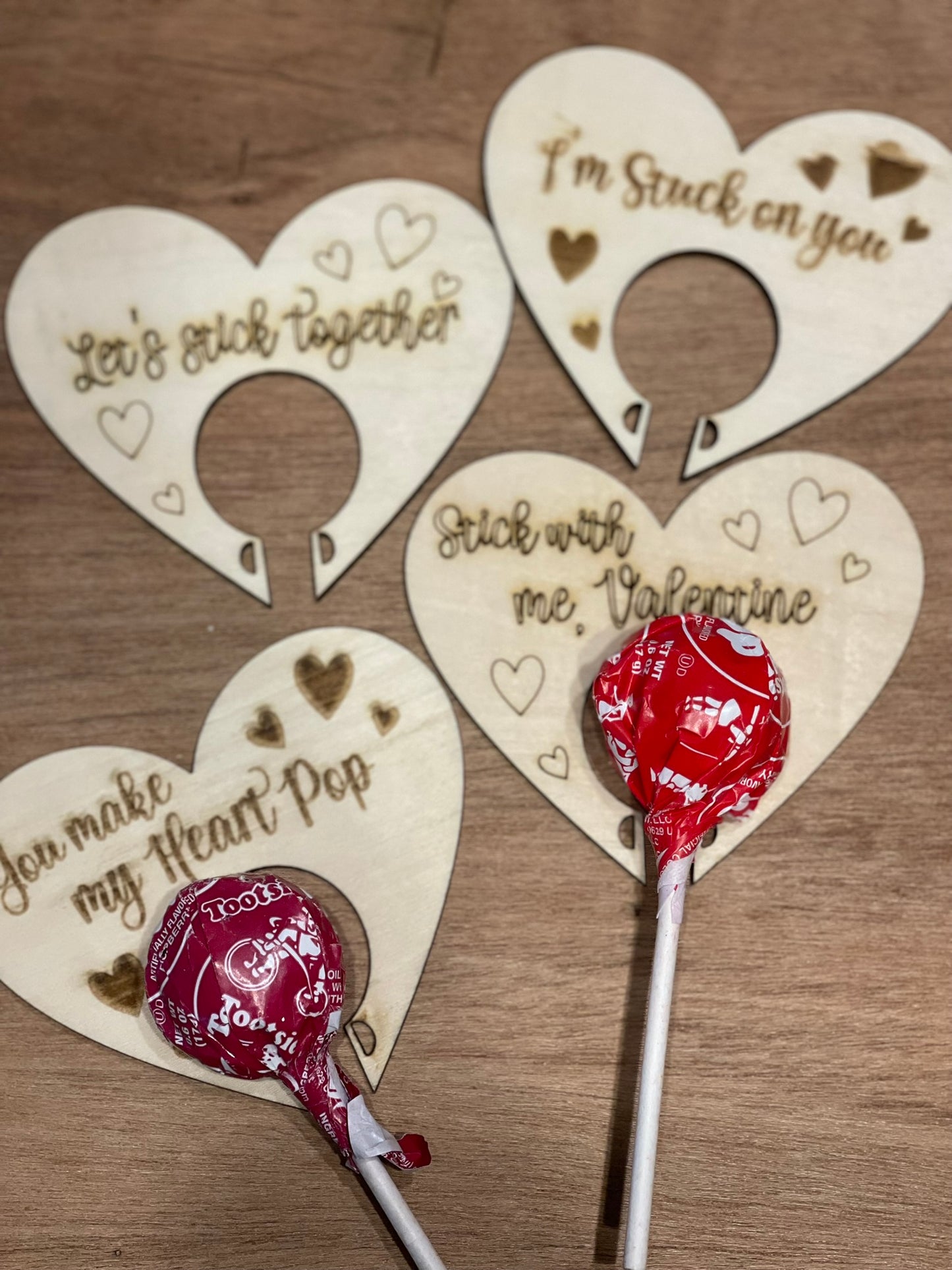Valentine Tootsie Pop holder