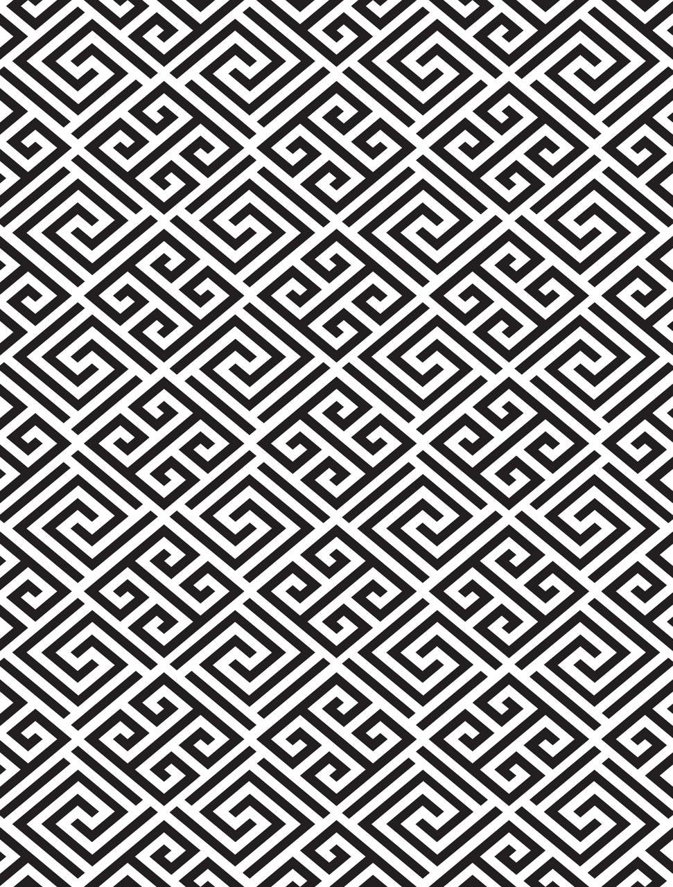 Greek Key Large Mylar Stencil