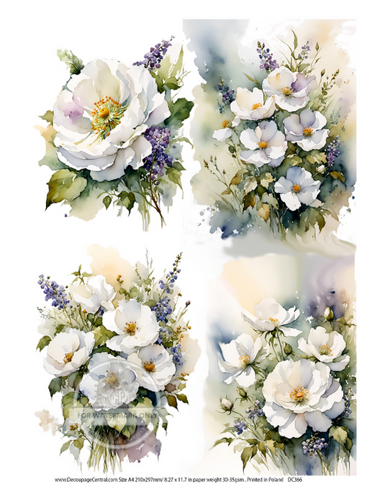 Cottagecore Bouquet Quads