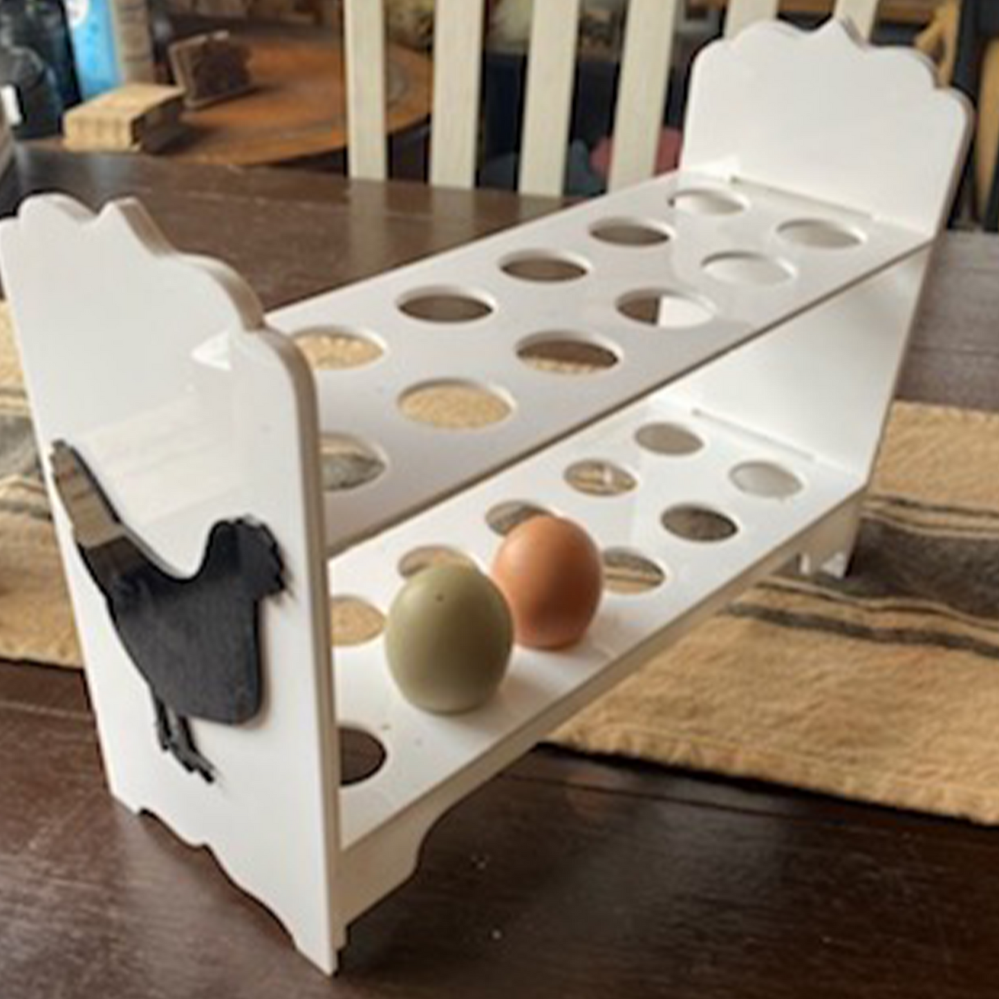 Farmhouse Acrylic Egg Holder