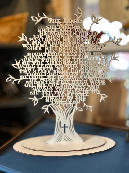 23rd Psalm "The Lords Prayer" - Freestanding Decor