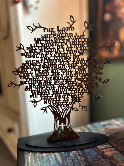 23rd Psalm "The Lords Prayer" - Freestanding Decor