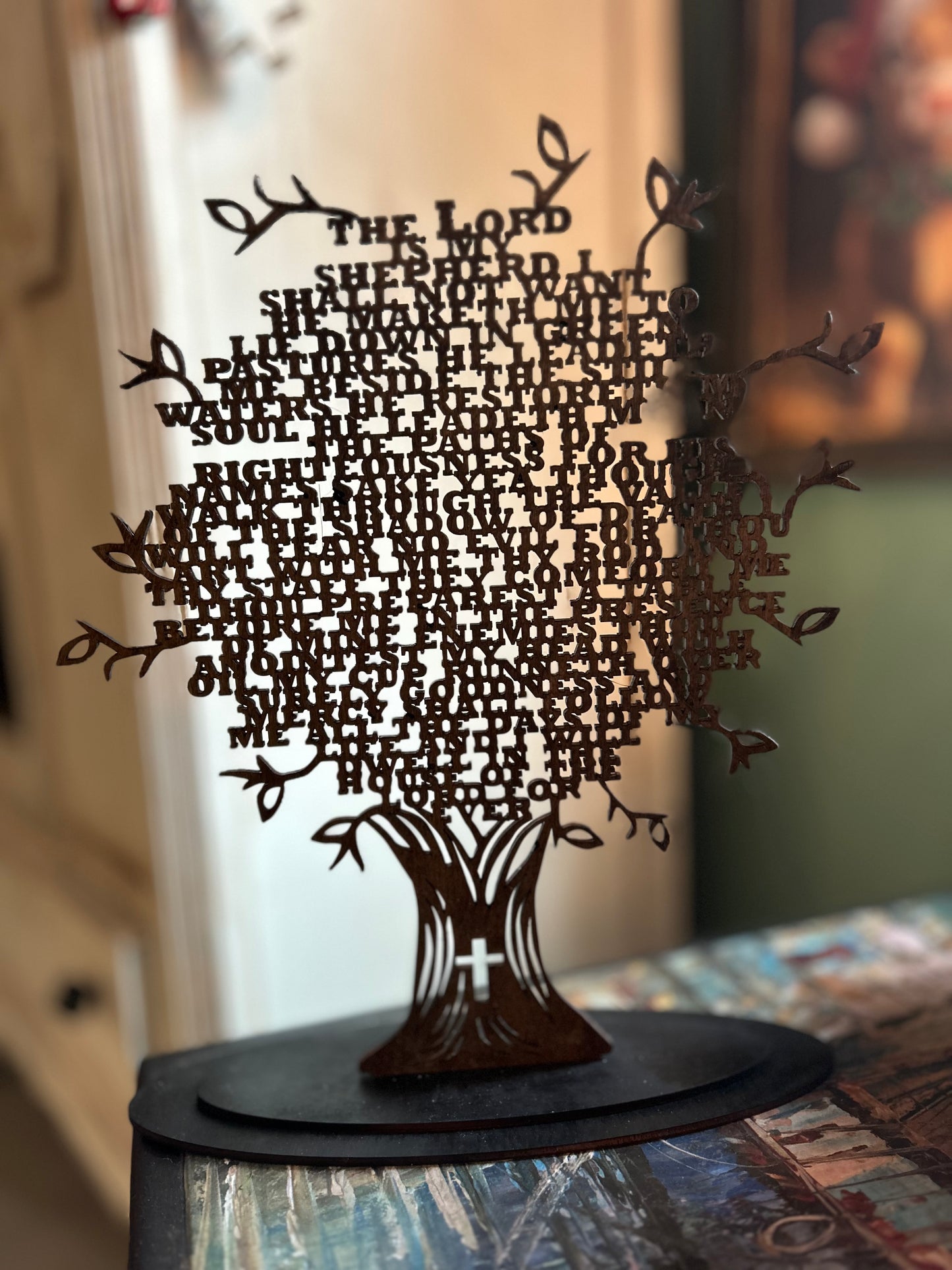 23rd Psalm "The Lords Prayer" - Freestanding Decor