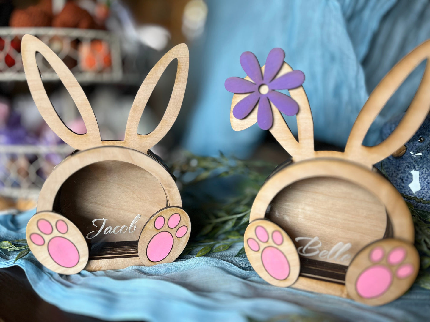 Personalized Bunny - Candy holder