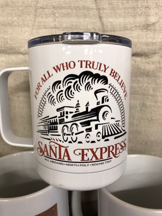 Stainless steel insulated Coffee travel mug - Santa Express