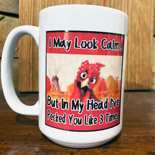 Peck You Coffee Mug