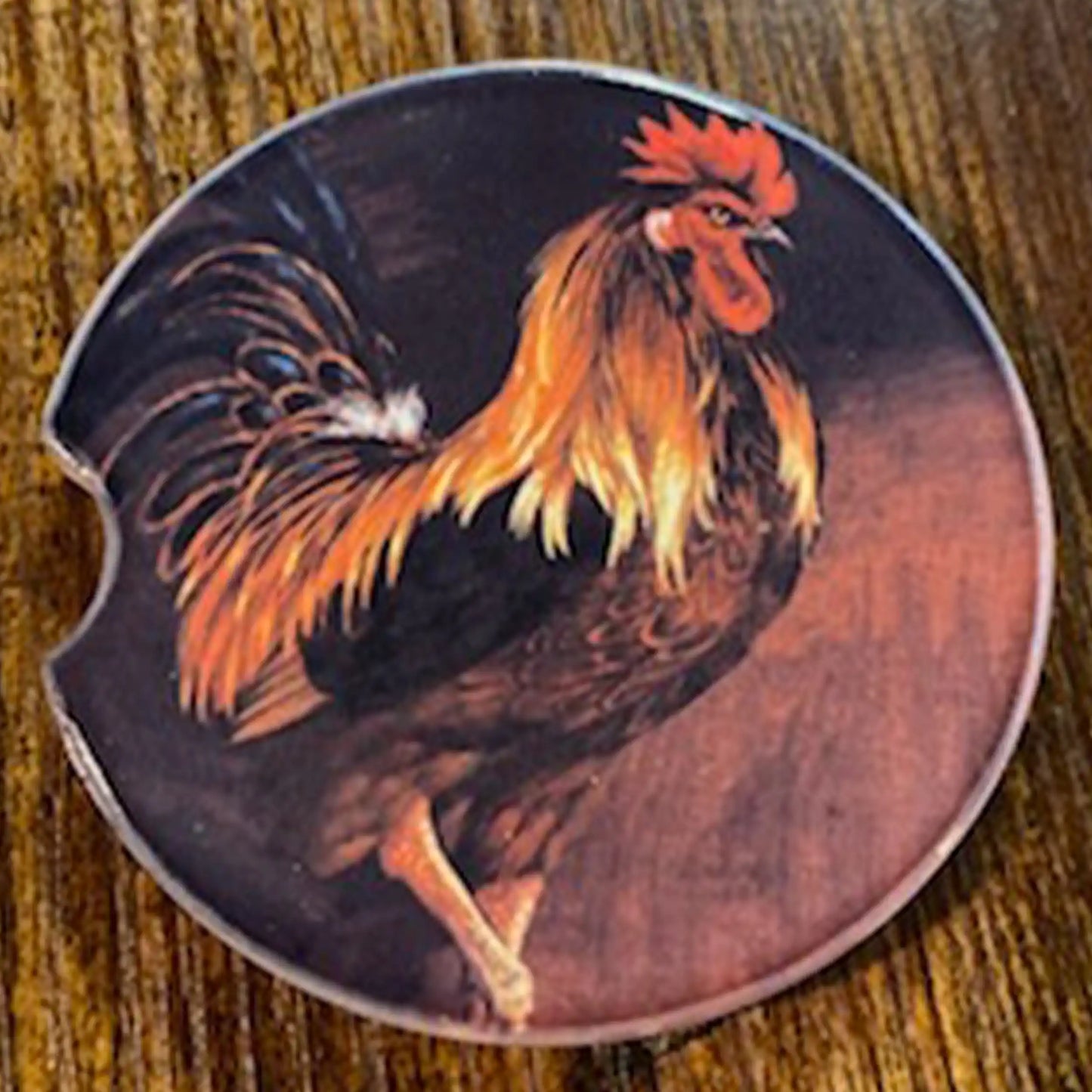 Hen Life Car Cupholder Coasters