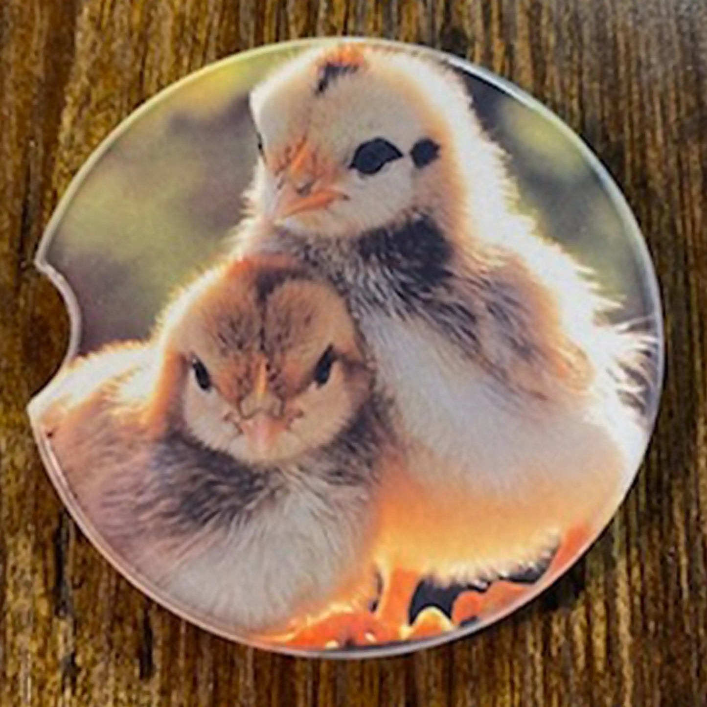 Hen Life Car Cupholder Coasters