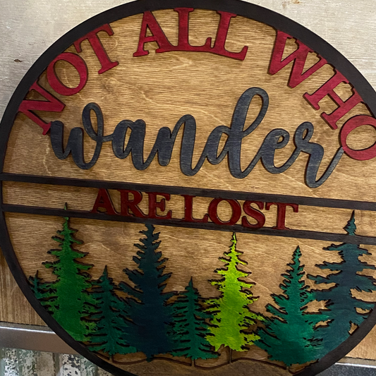 Not all who Wander are Lost