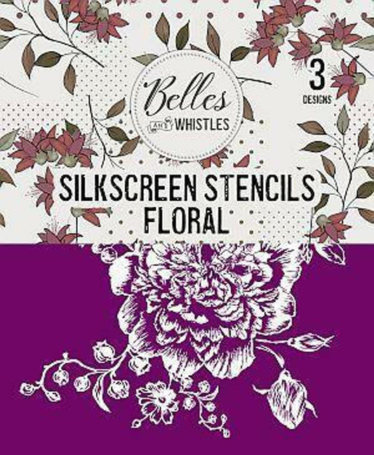 Floral Silkscreen Stencil