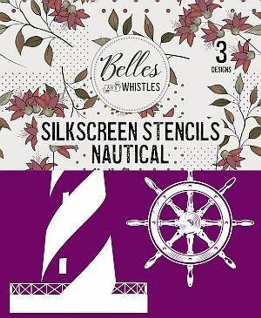 Nautical Silkscreen Stencil