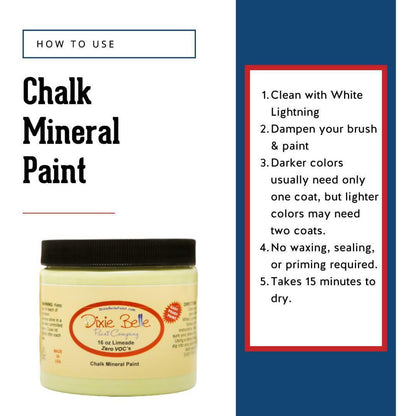 Antebellum Blue Chalk Mineral Paint