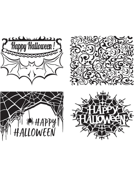 Happy Halloween Large Mylar Stencil