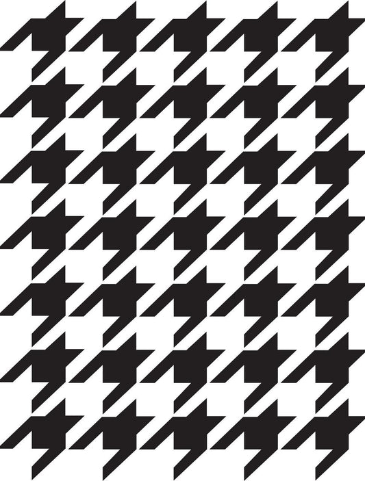 Houndstooth Large Mylar Stencil