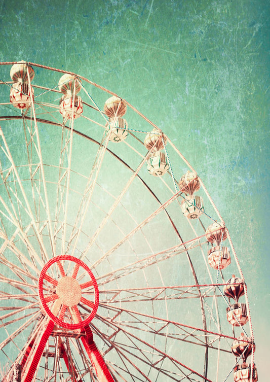 Ferris Wheel Mint by Michelle decoupage paper