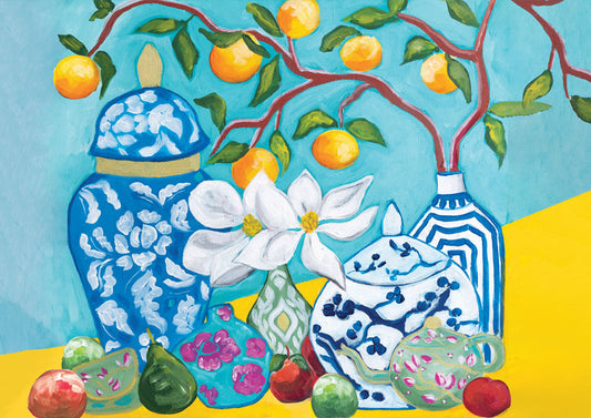 Ginger Jars Mint by Michelle decoupage paper
