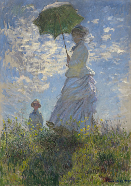 Lady with a Parasol Mint by Michelle decoupage paper