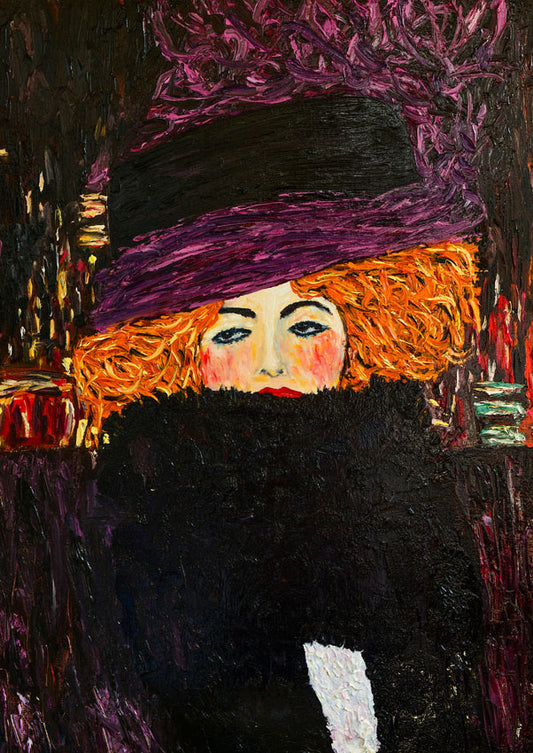 Purple Hat Mint by Michelle decoupage paper