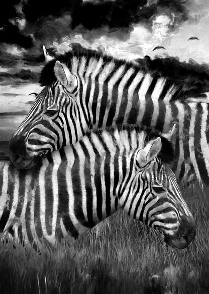 Zebras Mint by Michelle decoupage paper